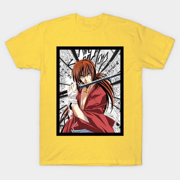 Swordman in Action T-Shirt by DirtyWolf